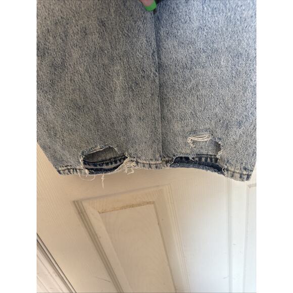 Levi's Baggy Boot Women's Jeans W31 L30 Light Blue Distressed Great Condition - Picture 7 of 13